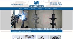 Desktop Screenshot of amortecnew.com.br