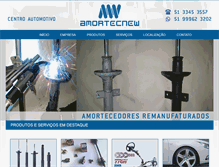 Tablet Screenshot of amortecnew.com.br